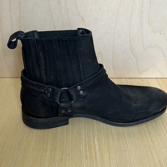 All Saints Dakota black leather ankle boot - Picture 8 of 11